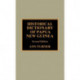 Historical Dictionary of Papua New Guinea