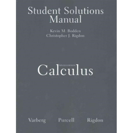 Student Solutions Manual for Calculus