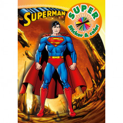 Superman -  Super Sticker & Color