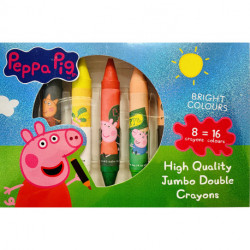 Dobbelte jumbo voksfarver med Gurli Gris