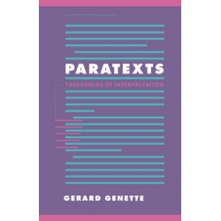 Paratexts: Thresholds of Interpretation