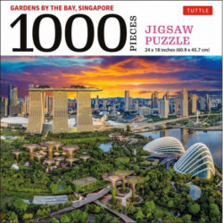 Singapore's Gardens by the Bay - 1000 Piece Jigsaw Puzzle: (Finished Size 24 in X 18 in)