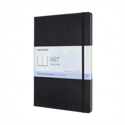 Moleskine Art A4 Watercolour Notebook: Black: Black
