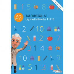 A2 - Talforståelse, Leg med tallene fra 1 til 10: MatematikFessor træningshæfte 1stk.