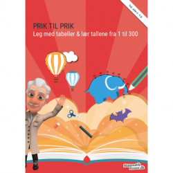 Prik til prik - Leg med tabeller & lær tallene fra 1 til 300: MatematikFessor træningshæfte 1stk.