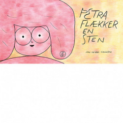 Petra flækker en sten