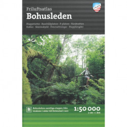 Friluftsatlas Bohusleden 1:50.000 : hela ledens sträckning och alla anslutningar