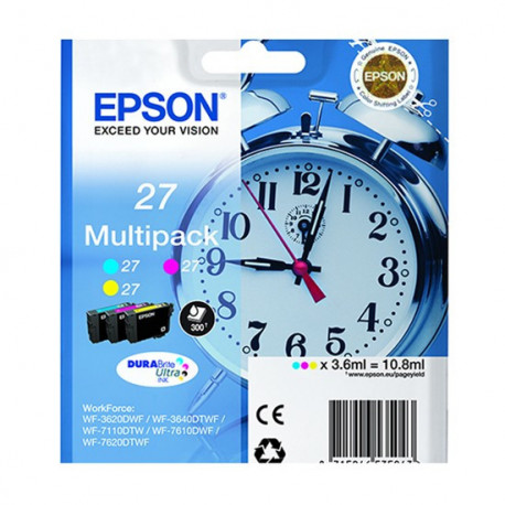 T2705 3-Color Multipack Ink Cartridge Epson (C13T27054012) 