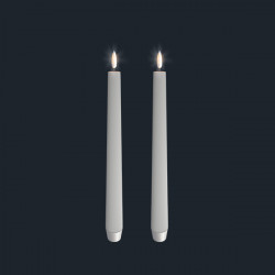 Kronelys: dobbeltpakke (Ivory - 2,3 x 23 CM)