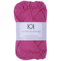 8/4 Hot Pink - KK Color Cotton økologisk bomuldsgarn fra Karen Klarbæk