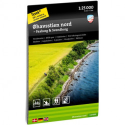 Øhavsstien nord : Faaborg & Svendborg  1:25 000