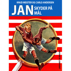 Jan skyder på mål