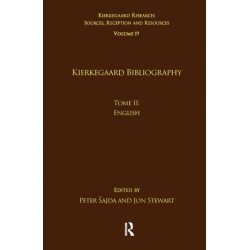 Volume 19, Tome II: Kierkegaard Bibliography: English