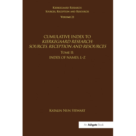 Volume 21, Tome II: Cumulative Index: Index of Names, L-Z