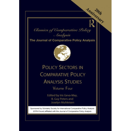 Policy Sectors in Comparative Policy Analysis Studies: Volume Four