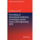 Proceedings of International Conference on Aerospace System Science and Engineering 2018