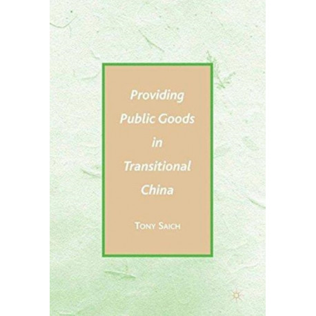 Providing Public Goods in Transitional China