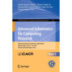 Advanced Informatics for Computing Research: Third International Conference, ICAICR 2019, Shimla, India, June 15–16, 2019, Revised Selected Papers, Part I