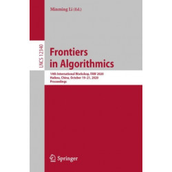 Frontiers in Algorithmics: 14th International Workshop, FAW 2020, Haikou, China, October 19-21, 2020, Proceedings