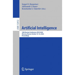 Artificial Intelligence: 18th Russian Conference, RCAI 2020, Moscow, Russia, October 10–16, 2020, Proceedings