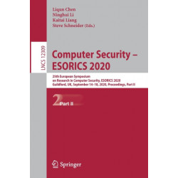 Computer Security – ESORICS 2020: 25th European Symposium on Research in Computer Security, ESORICS 2020, Guildford, UK, September 14–18, 2020, Proceedings, Part II
