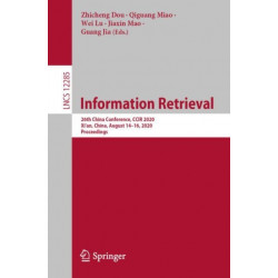 Information Retrieval: 26th China Conference, CCIR 2020, Xi'an, China, August 14–16, 2020, Proceedings