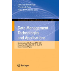 Data Management Technologies and Applications: 8th International Conference, DATA 2019, Prague, Czech Republic, July 26–28, 2019, Revised Selected Papers