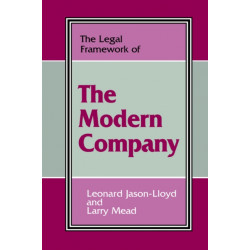 The Legal Framework of the Modern Company