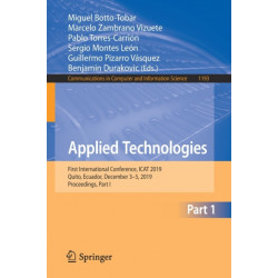 Applied Technologies: First International Conference, ICAT 2019, Quito, Ecuador, December 3–5, 2019, Proceedings, Part I