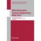 Web Information Systems Engineering – WISE 2019: 20th International Conference, Hong Kong, China, January 19–22, 2020, Proceedings