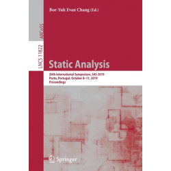 Static Analysis: 26th International Symposium, SAS 2019, Porto, Portugal, October 8–11, 2019, Proceedings