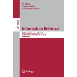 Information Retrieval: 25th China Conference, CCIR 2019, Fuzhou, China, September 20–22, 2019, Proceedings