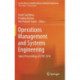 Operations Management and Systems Engineering: Select Proceedings of CPIE 2018