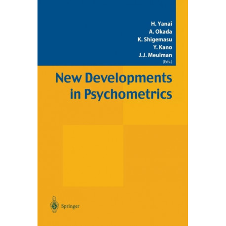 New Developments in Psychometrics: Proceedings of the International Meeting of the Psychometric Society IMPS2001. Osaka, Japan, July 15–19, 2001