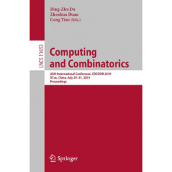 Computing and Combinatorics: 25th International Conference, COCOON 2019, Xi'an, China, July 29–31, 2019, Proceedings