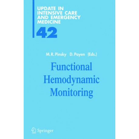 Functional Hemodynamic Monitoring