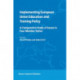 Implementing European Union Education and Training Policy: A Comparative Study of Issues in Four Member States