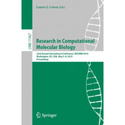 Research in Computational Molecular Biology: 23rd Annual International Conference, RECOMB 2019, Washington, DC, USA, May 5-8, 2019, Proceedings