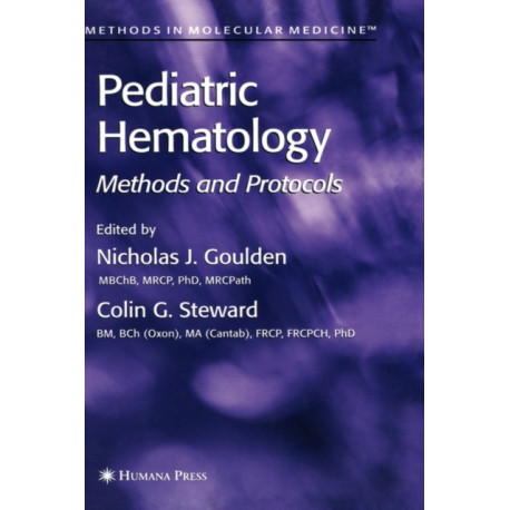 Pediatric Hematology: Methods and Protocols