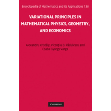 Variational Principles in Mathematical Physics, Geometry, and Economics: Qualitative Analysis of Nonlinear Equations and Unilateral Problems