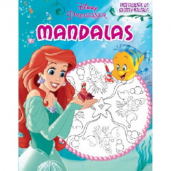 Mandalas Disney Ariel: En kreativ malebog! 24 sider