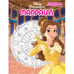 Mandalas Disney Belle: En kreativ malebog! 48 sider