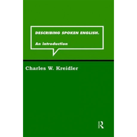 Describing Spoken English: An Introduction