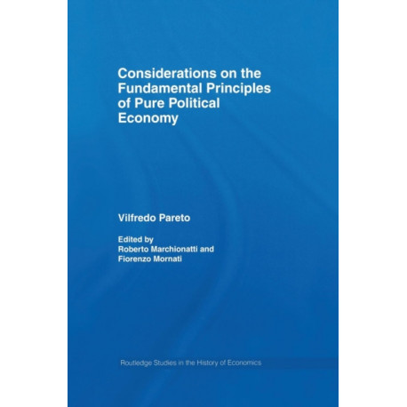 Considerations on the Fundamental Principles of Pure Political Economy