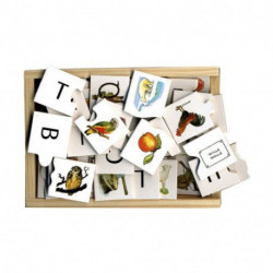 Beskow alfabetpuslespil i  trææske