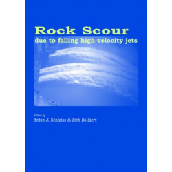 Rock Scour Due to Falling High-Velocity Jets