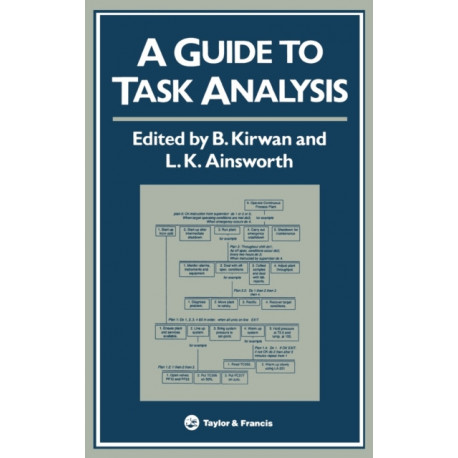 A Guide To Task Analysis: The Task Analysis Working Group