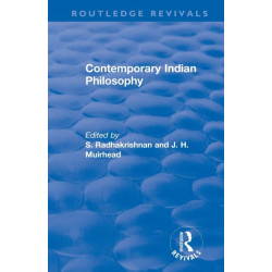 Revival: Contemporary Indian Philosophy (1936)