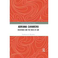 Adriana Cavarero: Resistance and the Voice of Law