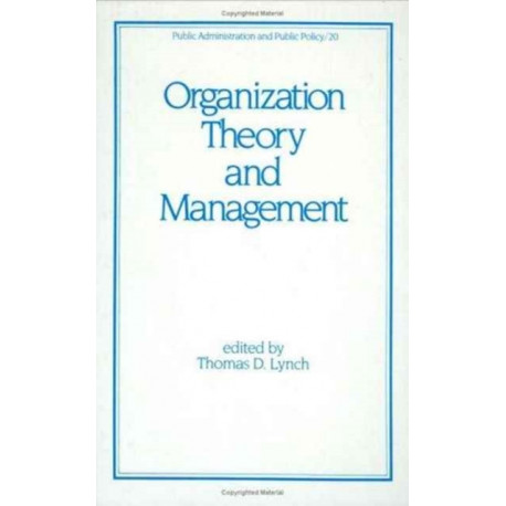 Organization Theory and Management
